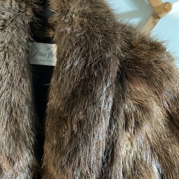 Remi Furries Full Length Beaver Fur Coat - Picture 3 of 3